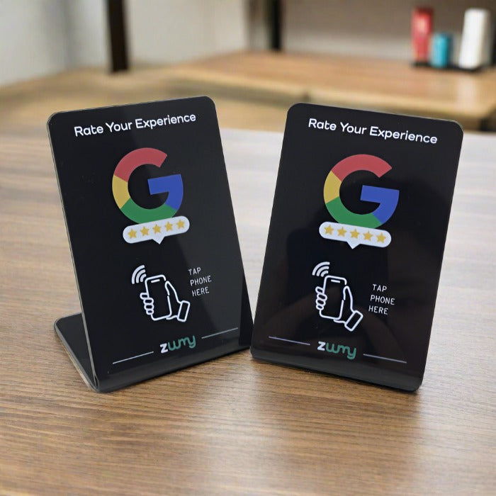 Zuumy Google Review Stand