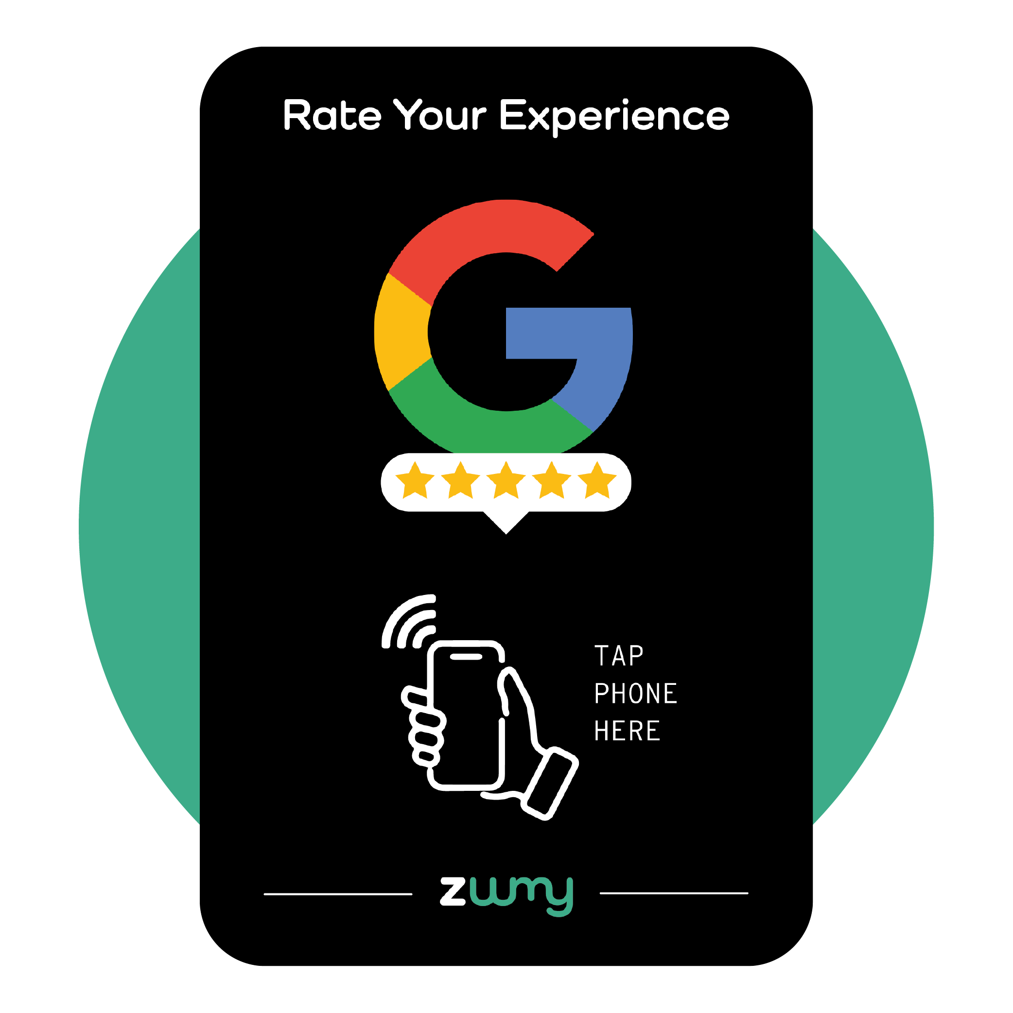 Zuumy Google Review Stand